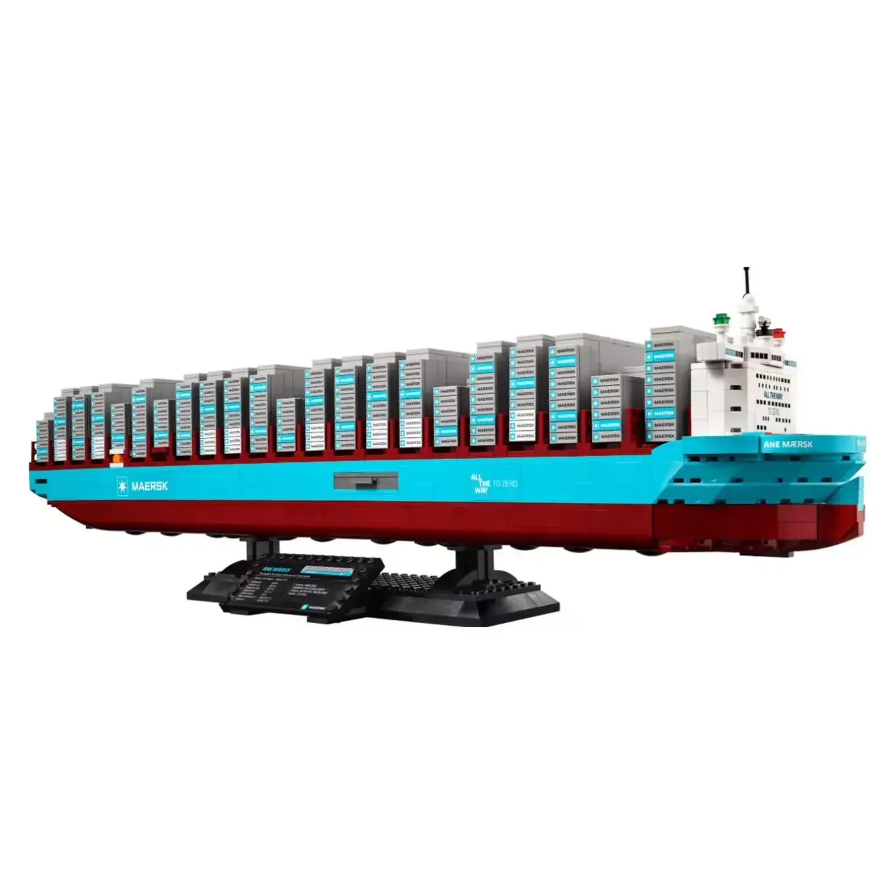 

2026 New Dual-Fuel Container Ship Building Block Puzzle Ship Model Kit Ship Assembly Building Block Toy Adult Gift