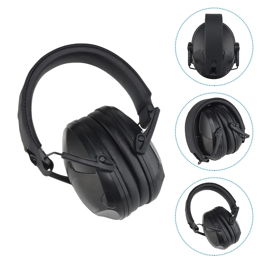 

Shooter Noise Reduction Headset Effective Hearing Protection Foldable Breathable Gaming Outdoor Ear Protection Headphones