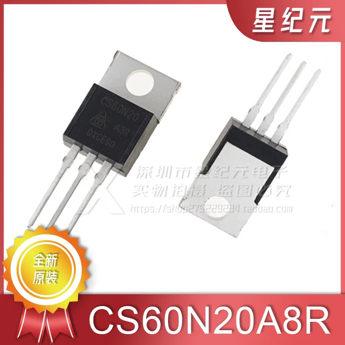 

[IN STOCK]1 Piece Original Genuine CS60N20A8R TO-220 MOS FET 200V 60A Direct Shot