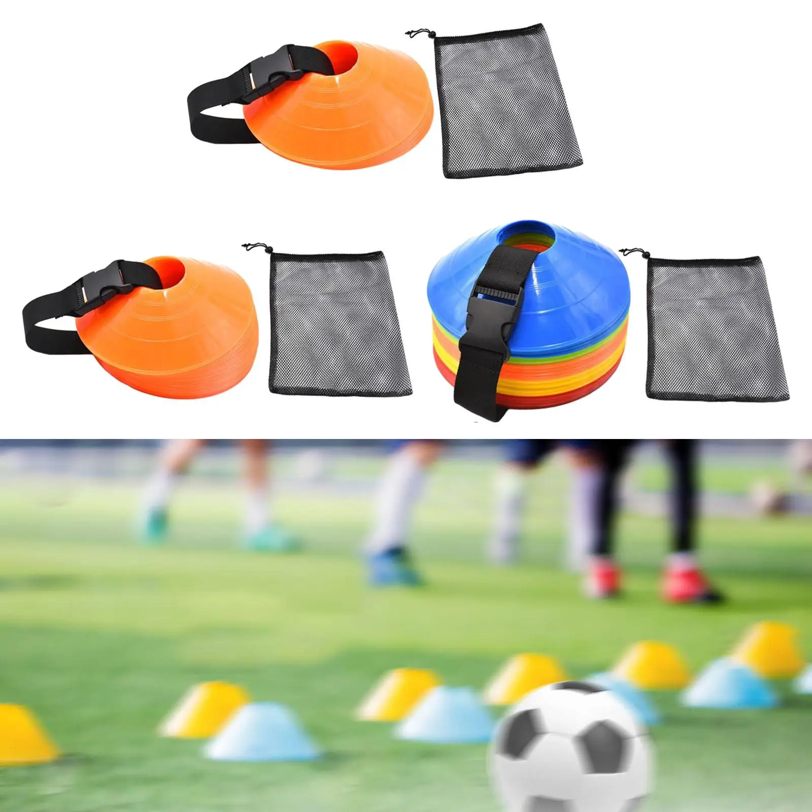 Soccer Cones Marking Cones Field Cone Markers Sports Cones for Basketball