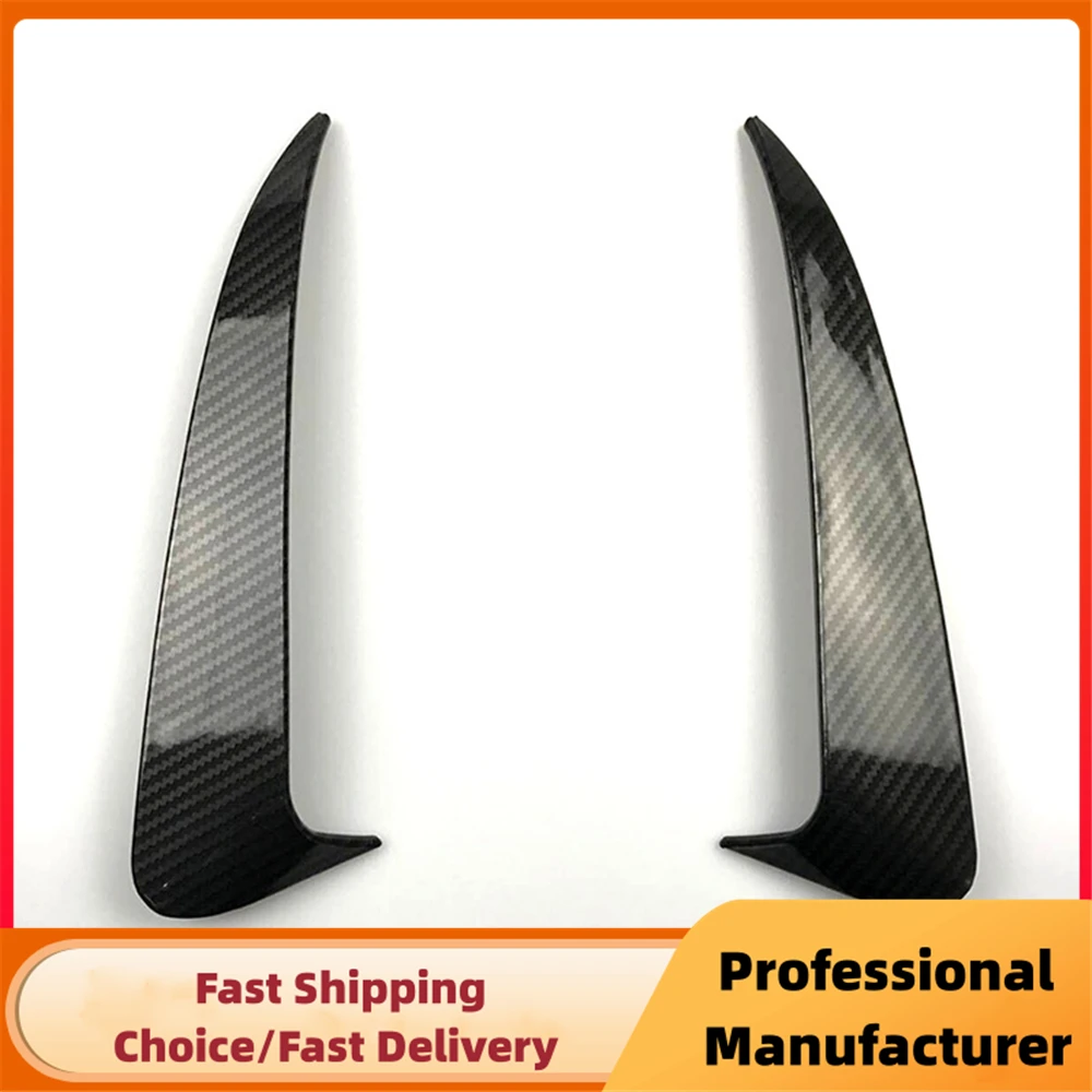 Car Rear Bumper Spoiler Side Canard Air Vent Cover For Mercedes Benz C Class W205 4 Door C180 C200 C250 C300 2010-2018