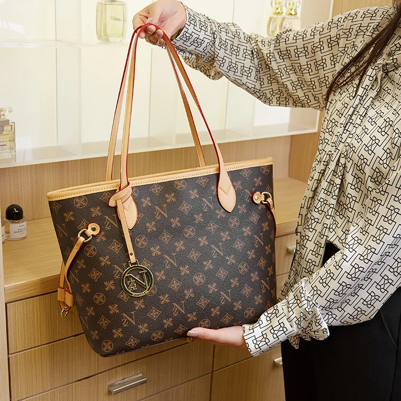 

Faionable большая кожаная сумка-тоут с принтом Capaci, пригородная сумка на одно плечо, женская сумка, повседневная сумка Briti Sle