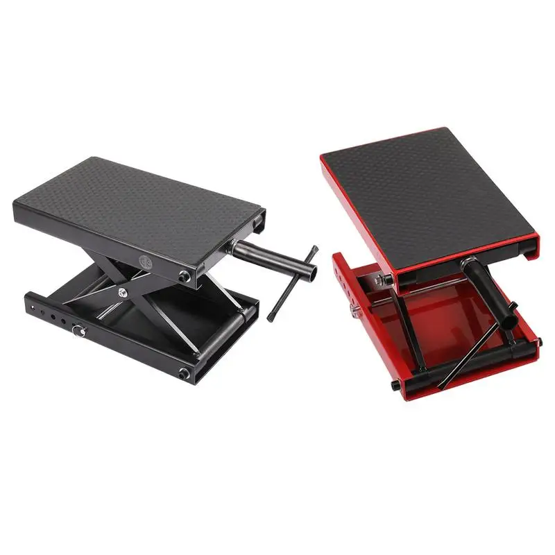 

New Motorcycle Scissor Lift Jack 1100LBS Center Scissor Jack Work Stand Professional Repair Tools Center Tire Engine Jack stand