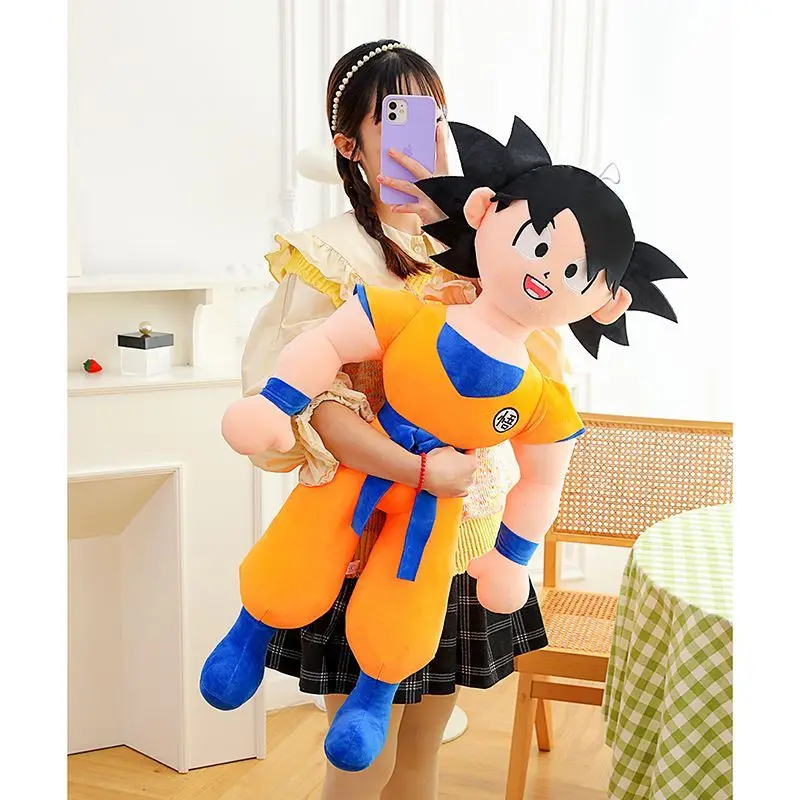 Dragon Ball Son Goku Anime Peluche pour Enfants, Jouet en Peluche, Super Saisuperb, KakarPossible, Doux, Oreiller Beurre, Cadeau d'anniversaire, 40 cm, 55 cm, 65 cm, 90cm