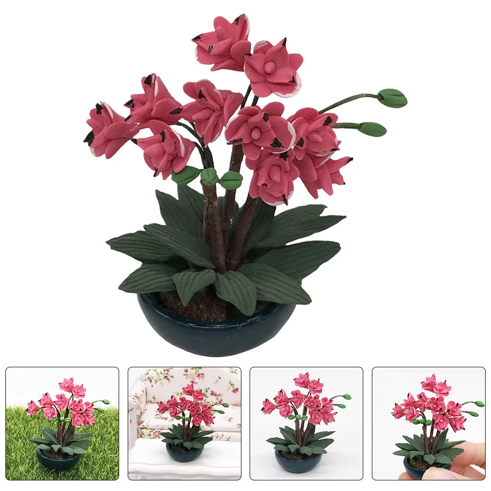 

Artificial Miniature Fake Plant Simulation Plant Ornament Lightweight Resin Green Scenery Landscape Decor for DIY Micro