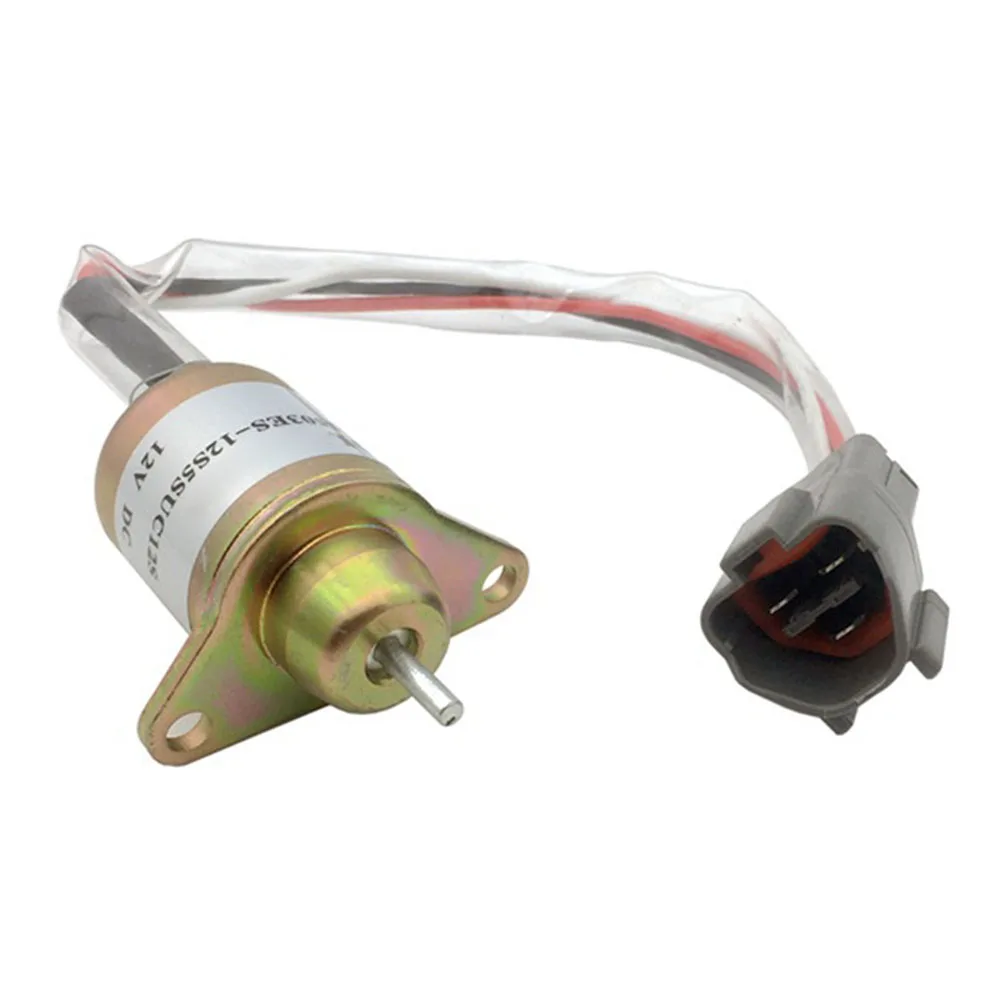 Engine Management As Shown Fuel Shut Off Solenoid 12VDC Solenoid Precise Travel Measurement For HYUNDAI R55-5 R60-5