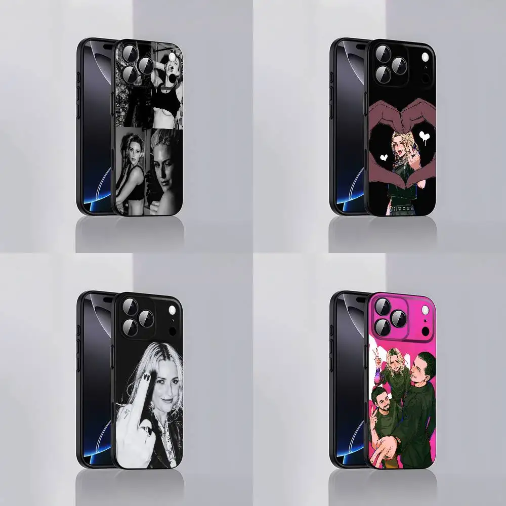 

E-Emily ArmstrongS Phone Case For iPhone 17,16,15,14,13,12,Pro,Max,Plus,E,SE4,Air,Mini Black Soft Cover