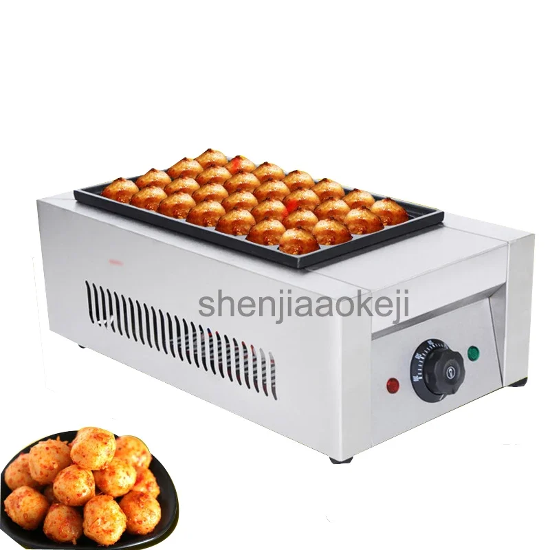 

Professional Electric Octopus Ball Machine Non-stick Pan Fish Ball furnace Commercial single board octopus balls machine 220v1pc