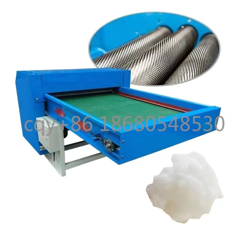 

AAA Waste Textile Cotton Recycling Machinery Cotton Carding Machine Polyester Fiber Opening Machine for Doll and Pillow Stuffing