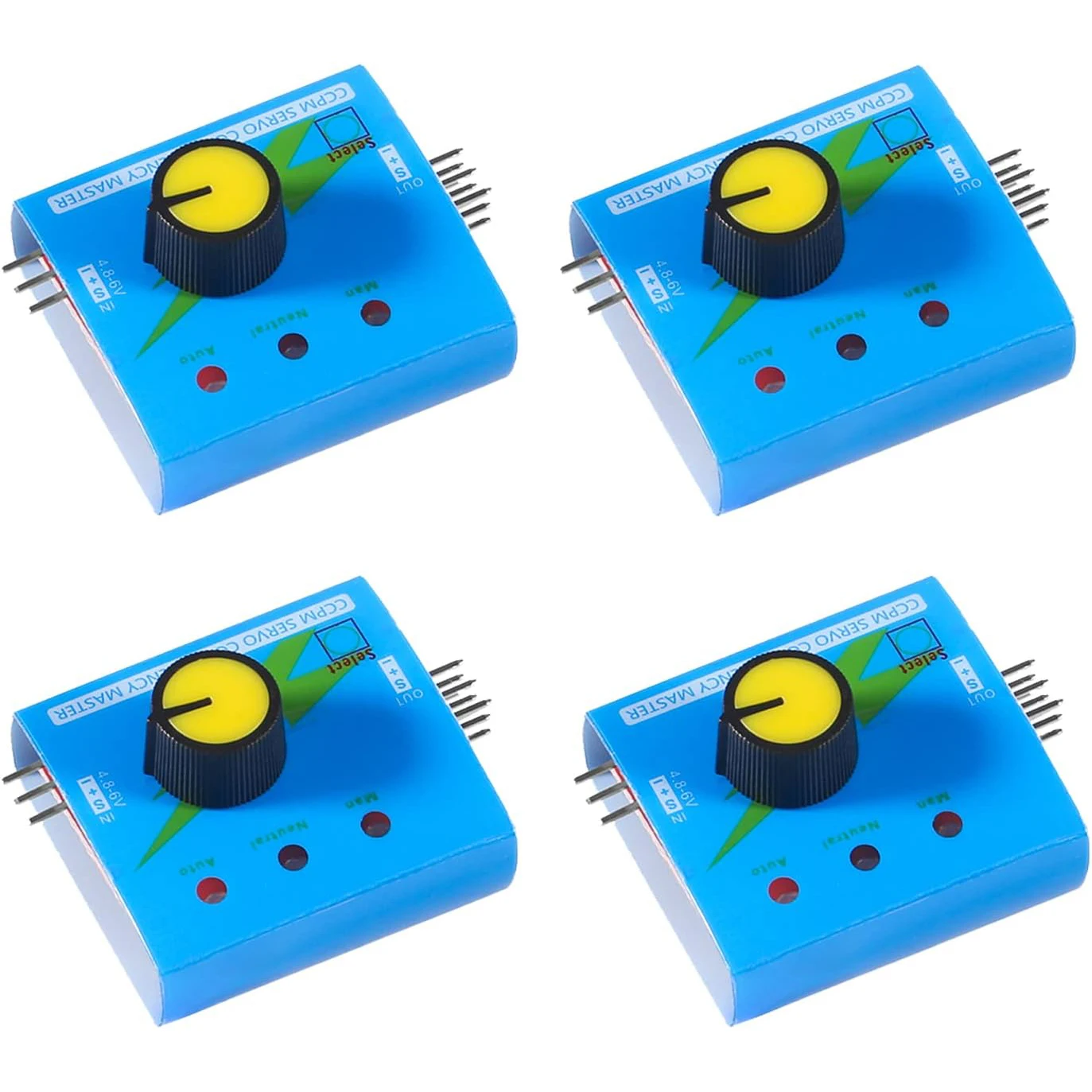 6pcs RC Servo Tester 3CH Digital Multi ECS CCPM Consistency Speed Controller Checker Adjustment Steering Gear CCPM Master