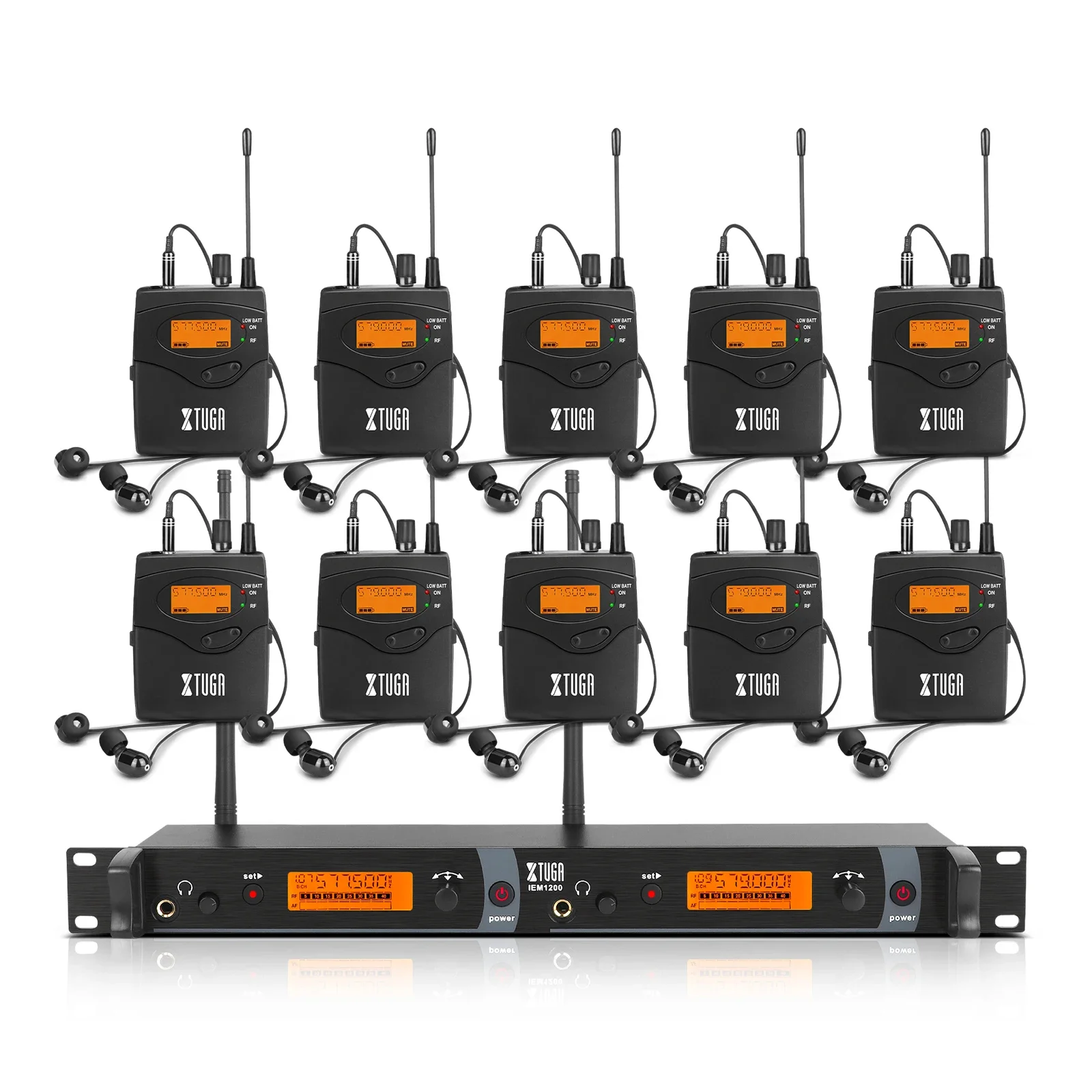 

IEM1200 10 Bodypack Factory Direct Sales wireless meaning in ear monitors for musicians