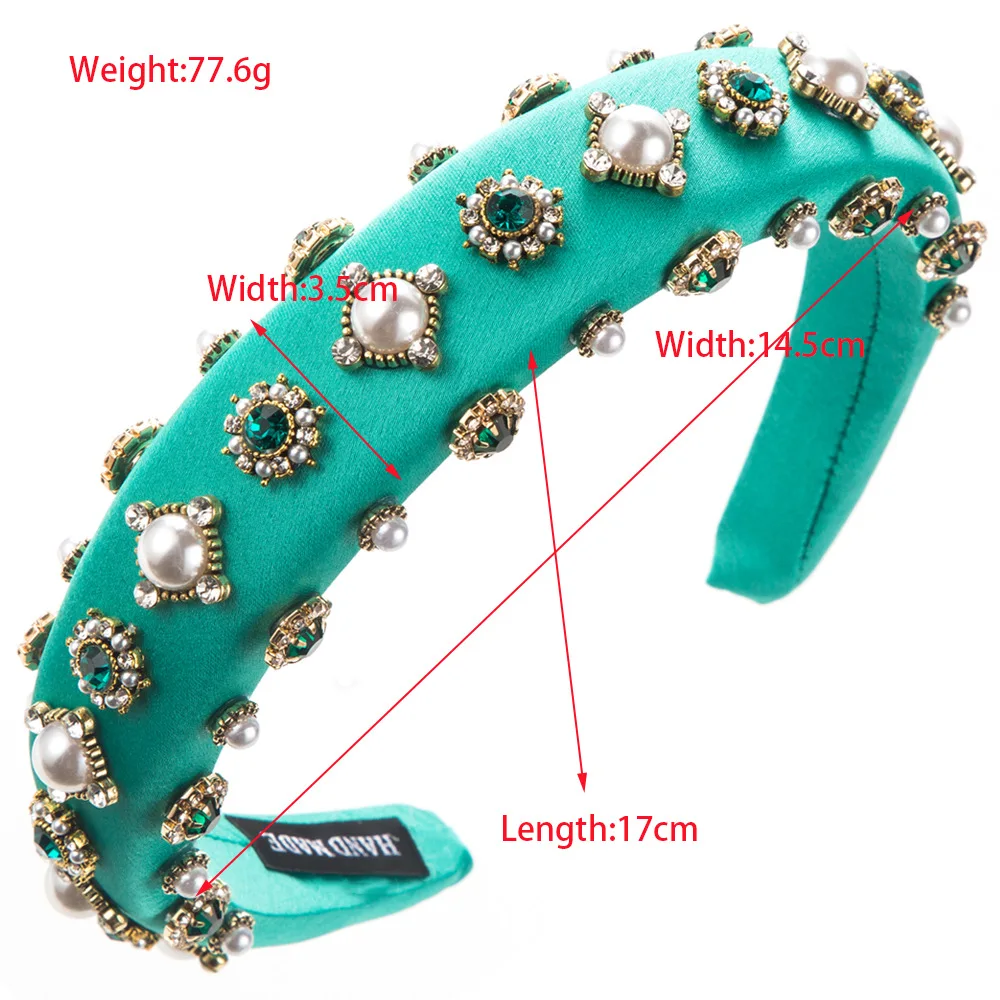 Rhinestone Headbands for Women Glitter Crystal Headband Fashion Jeweled Headbands for Girls Gorgeous Hair Accessories for Women