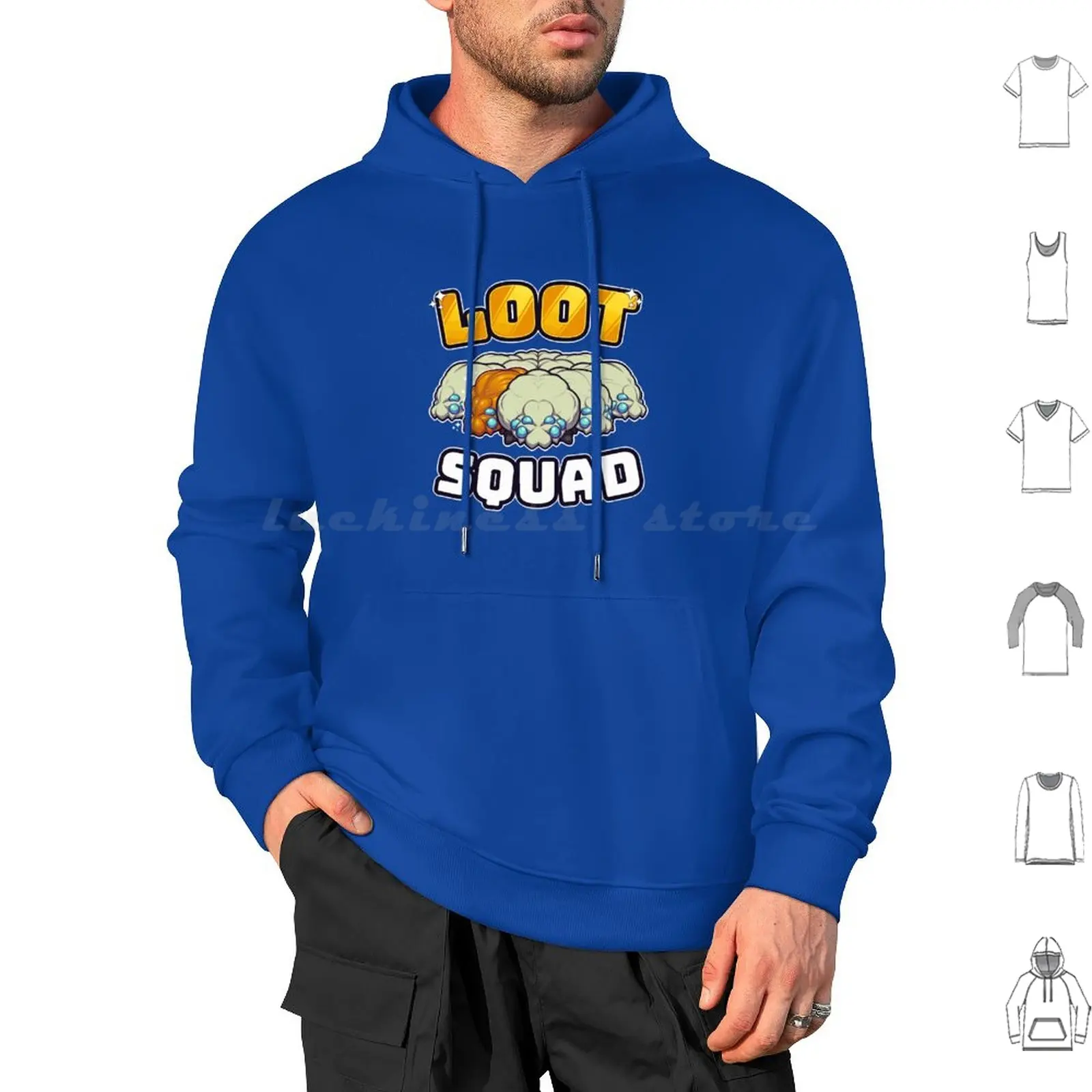 Loot Squad Hoodie cotton Long Sleeve Loot Bug Loot Bugs Lootbug Lootbugs Drg Deep Galactic Deeprockgalactic Hoxxes Game Video