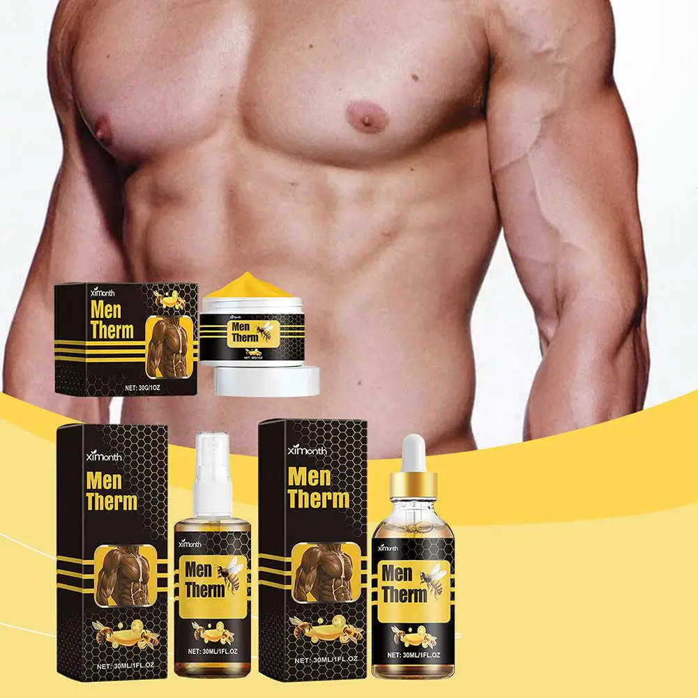 Male Breast Shaping Care Bee Cream Firming Chest Contouring Lift Men Tighten Skin Chest Cream Contour Chest Lotion Y9W4