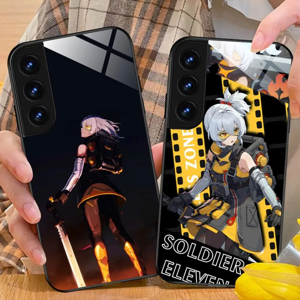 ZZZ Soldier Eleven Phone Case for Samsung Galaxy A56 55 54 53 52 51 36 35 34 23 16 15 5G Glass Protective Cover