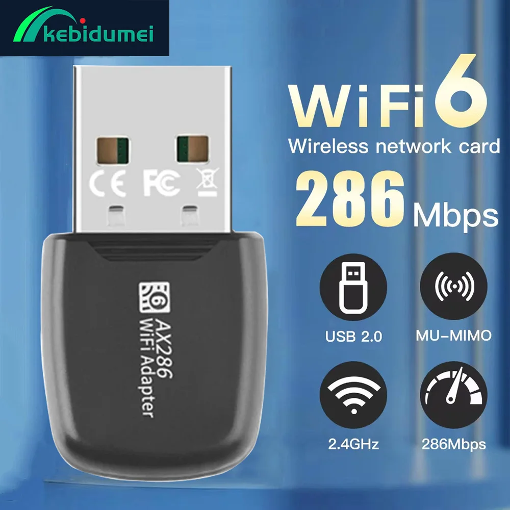 

Kebidumei 300 Мбит/с Wi-Fi 6 Адаптер USB WIFI Dongle Сетевая карта 2,4G Wi-Fi Lan Приемник Адаптер Драйвер Бесплатно Для Ноутбука Win 7 10 11