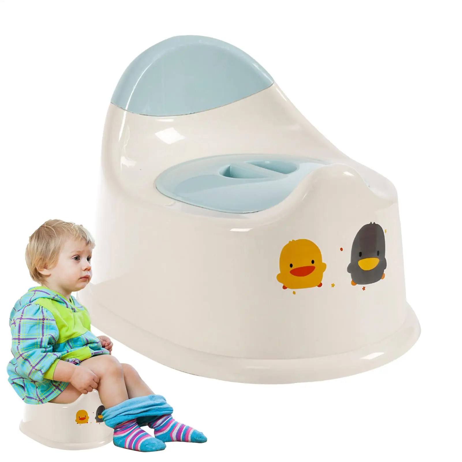 Toiletbril Peuter Schattig Peuter Zindelijkheidstraining Toiletbril Lichtgewicht Morsbestendig Gemakkelijk schoon te maken Potjestoilet voor kinderen