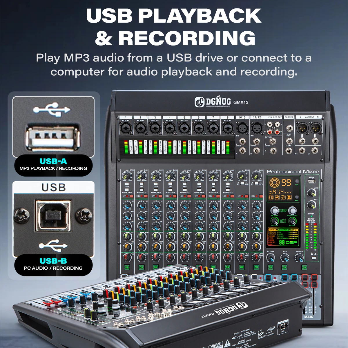 DGNOG GMX 8/12/16-Channel Audi - Audio Interface Usb 8 Channel review and price