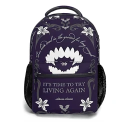 Astarion Quote New Female Fashion High Waterproof College Backpack Laptop Travel Book Bag 17inch