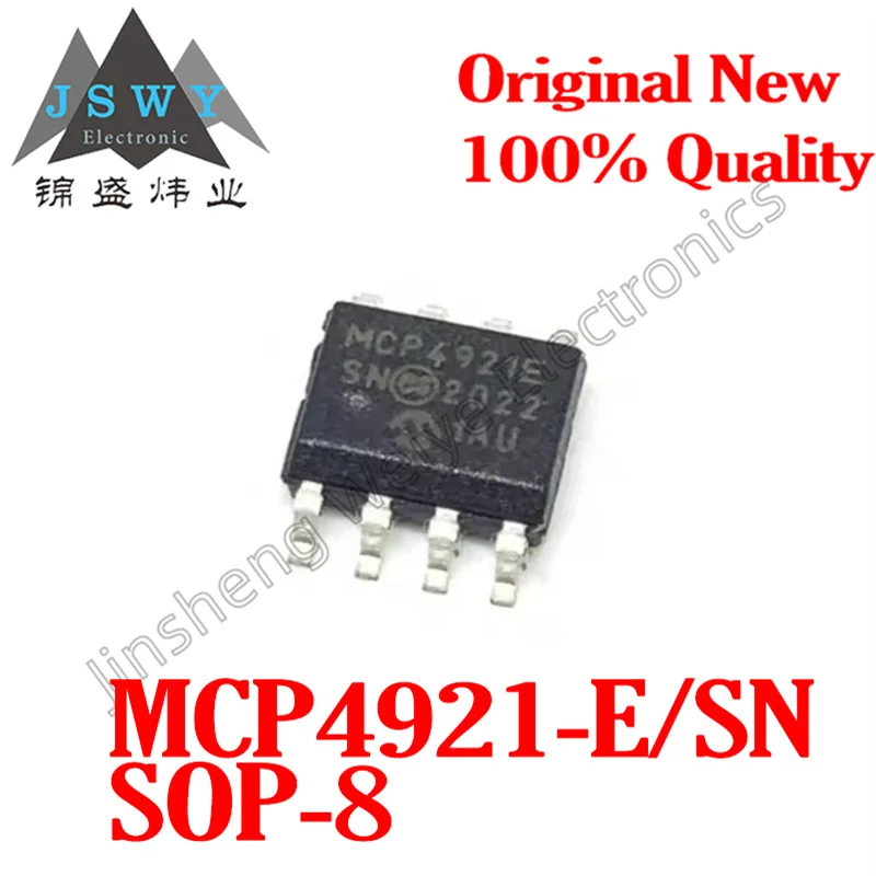 

(5/50PCS) MCP4921-E/SN MCP4921E SOP-8 Package original 12-Bit Single-Channel Voltage Output DAC Chip In Stock Fast Shipping