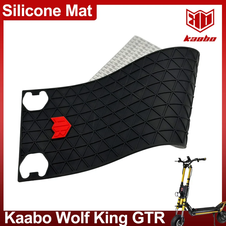 GTR Original Silicone Mat Deck Pad Non-slip Pedal Cover Carpet for Kaabo Wolf King GTR Electric Scooter Accessories Parts