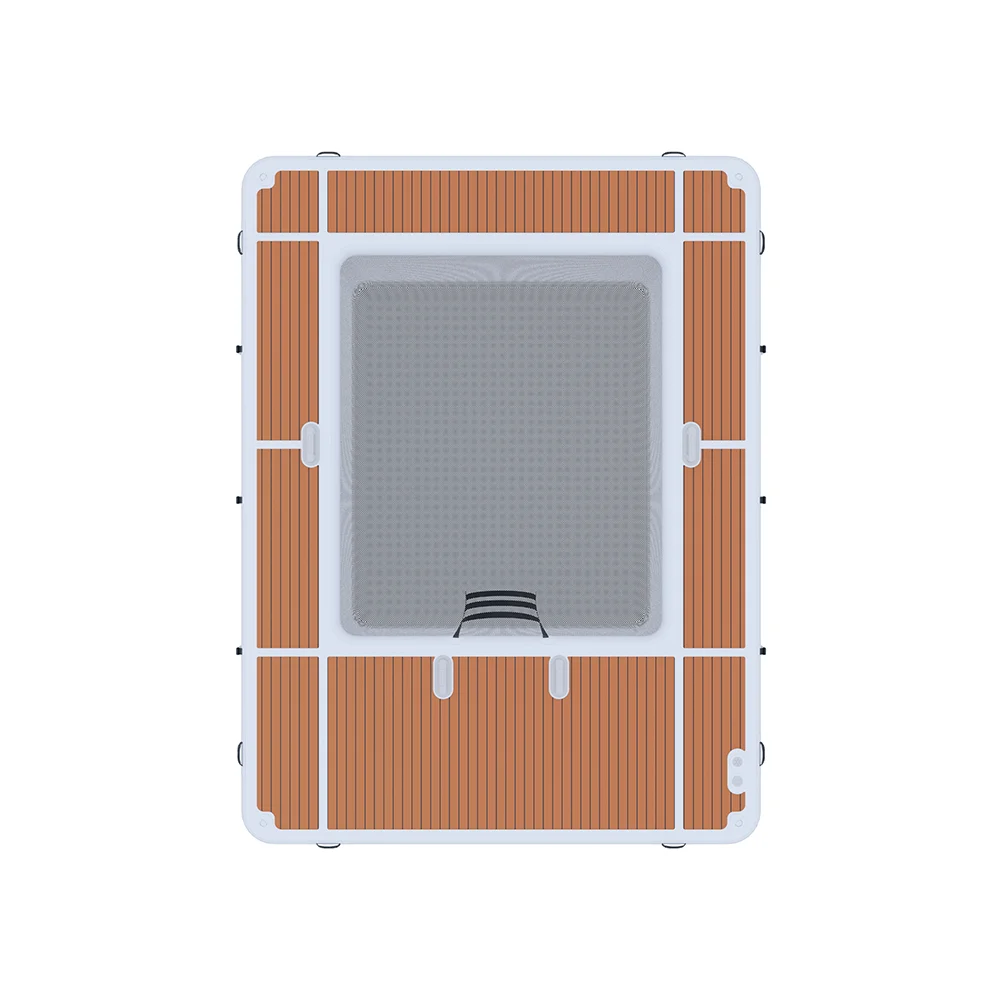 

Прочная надувная сетка для плавания из ЭВА, дизайн из дерева в деревенском стиле, стиль из тикового дерева, школьный дом, водные занятия, прочный стежок