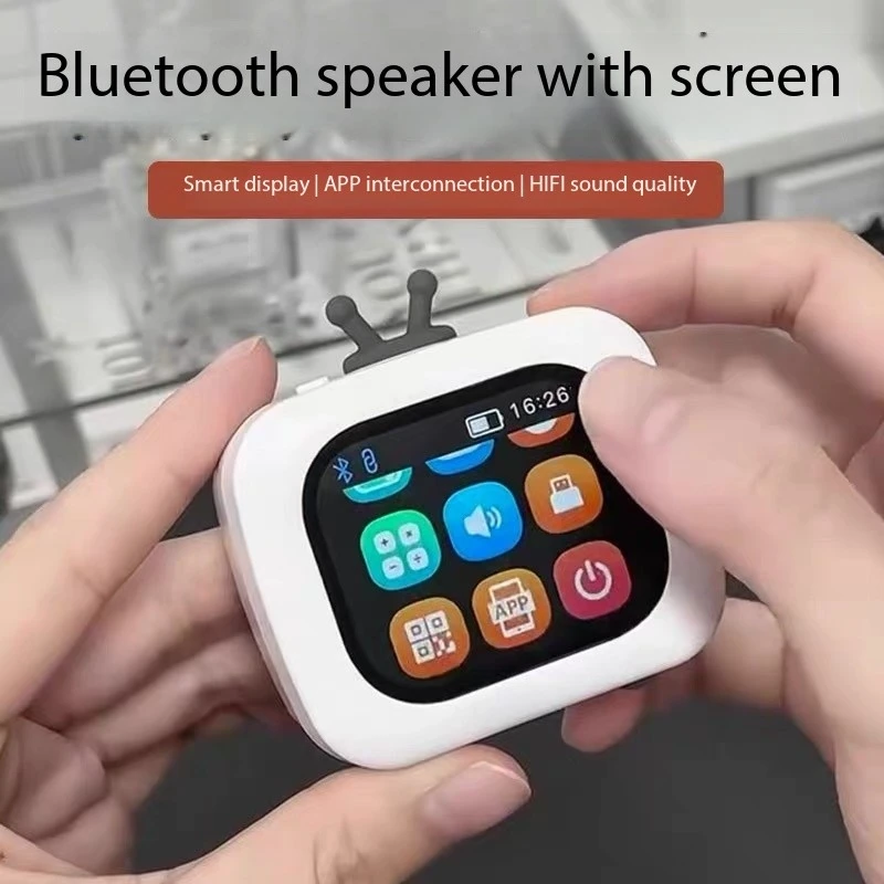 Mini Portable Multifunctional Bluetooth Speaker Music Photo Album Alarm Clock Call Timer/calculator Weather Calendar Boombox