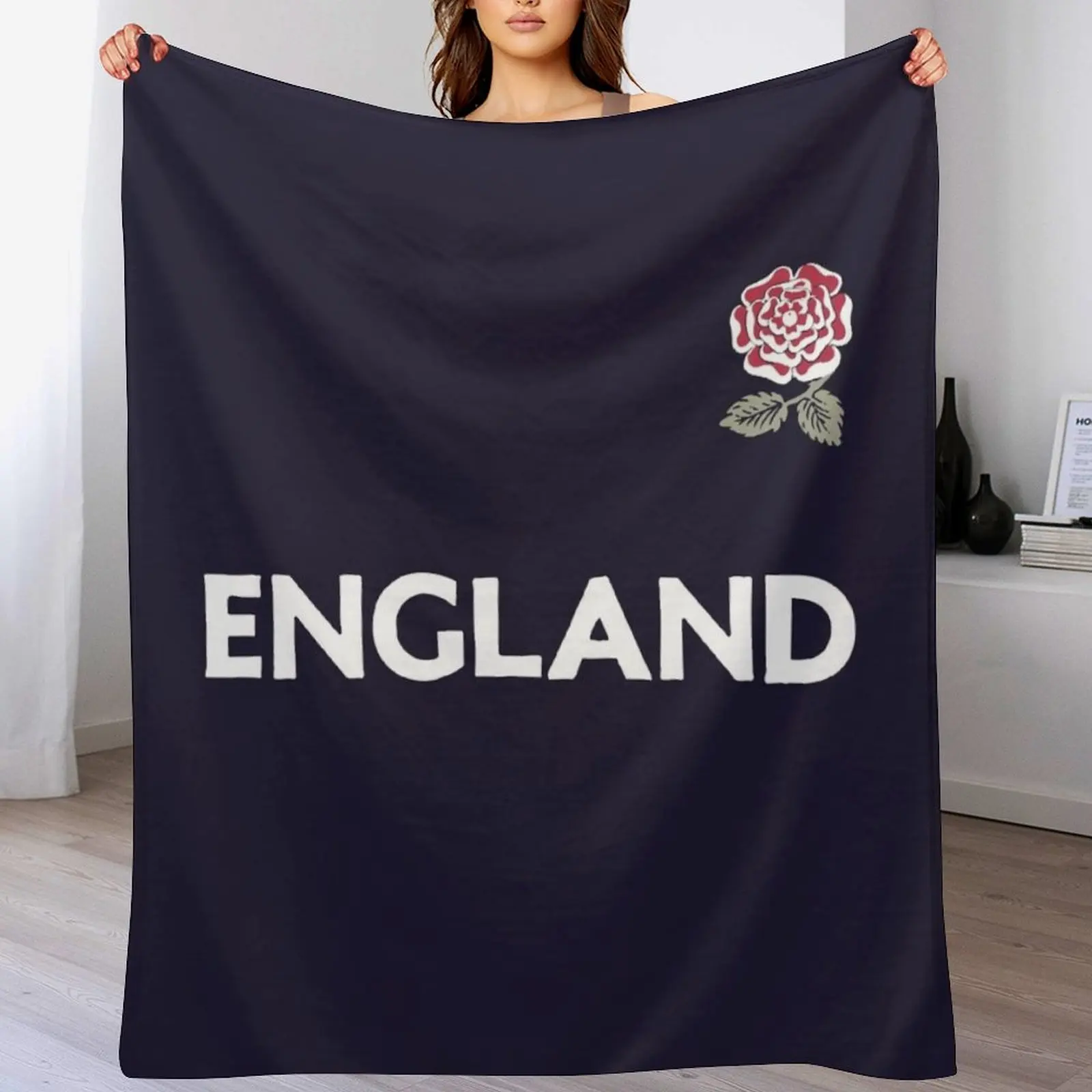 

England Rugby (2019 Rose Crest) Throw Blanket Camping For Sofa Thin Luxury Thicken Luxury Brand Blankets