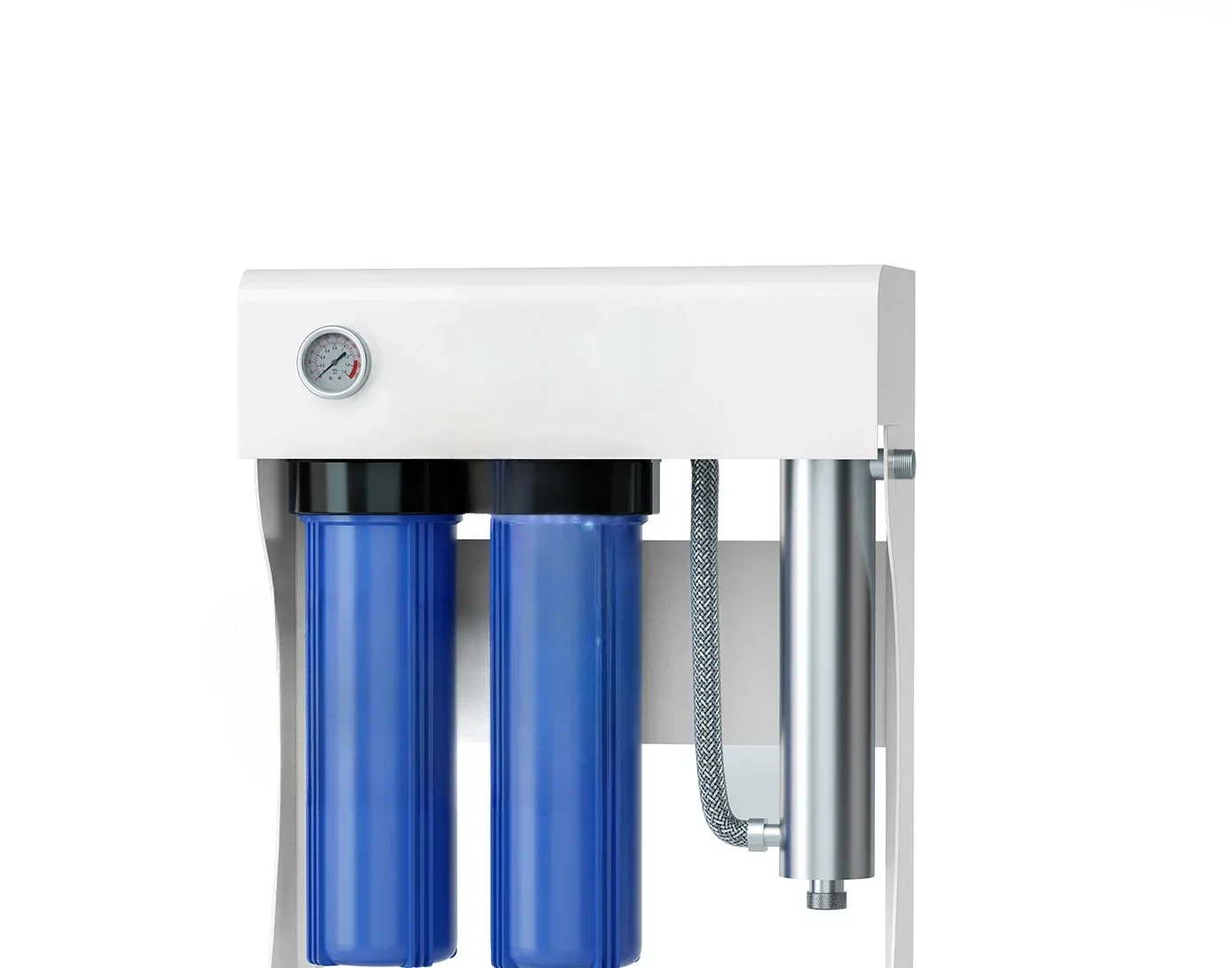 Triple stage filtration plus UV protection whole house water filtration system