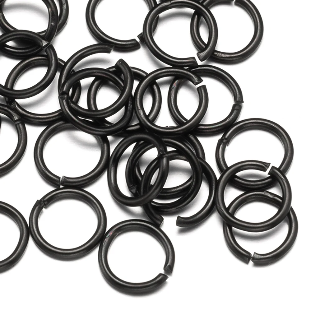 100-200pcs 4/5/6/7mm Stainless Steel Split Jump Rings Loops for DIY Handmade Bracelet Necklace Earring Jewelry Making Accessory