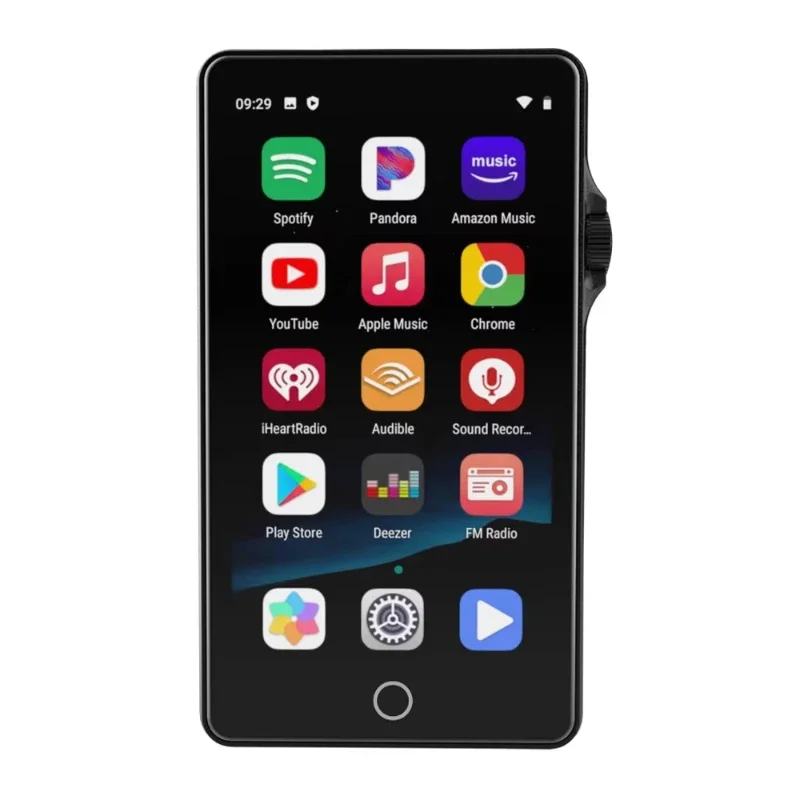 

Touchscreen music player with Bluetooth/wireless streaming app