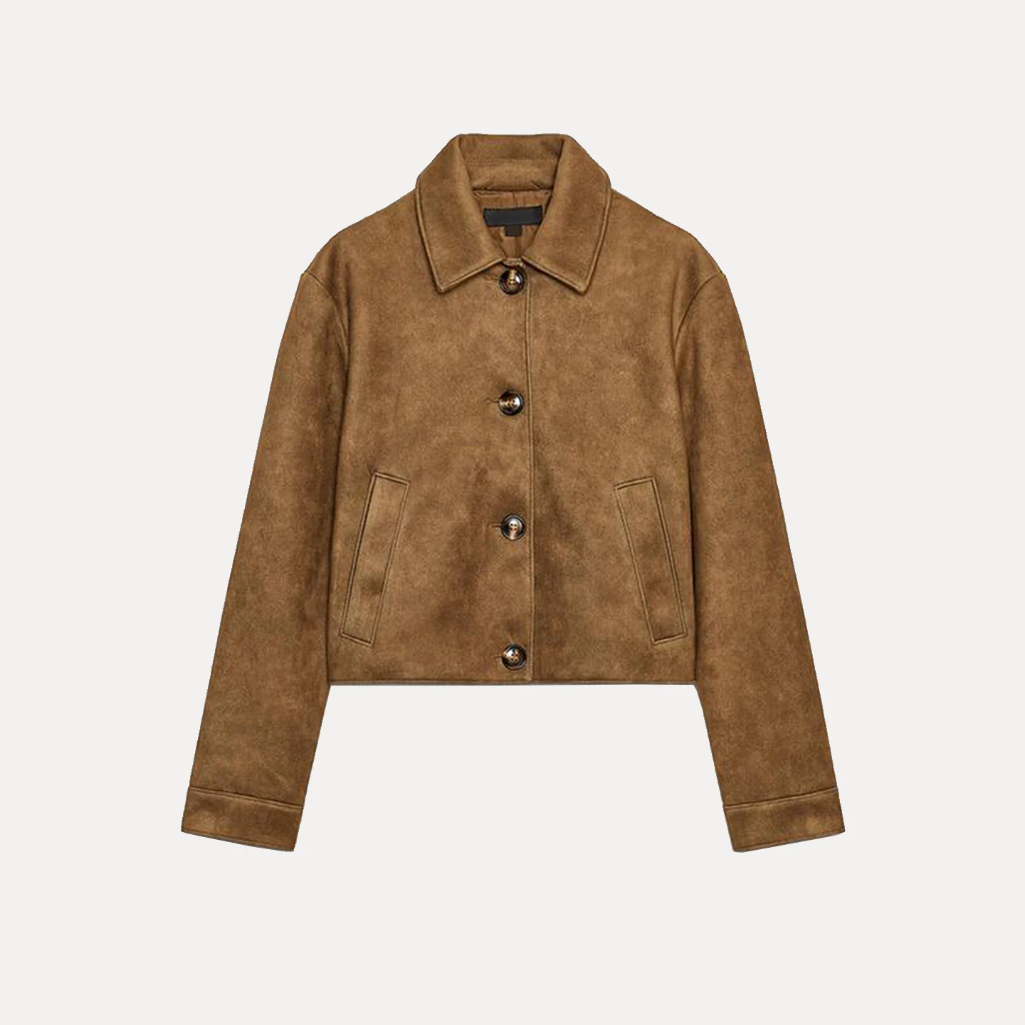 

Faionable ort Velvet Texture Jaet Women's Sle Autumn New Arrival Z Stand Fit European Sle Ladies Coat