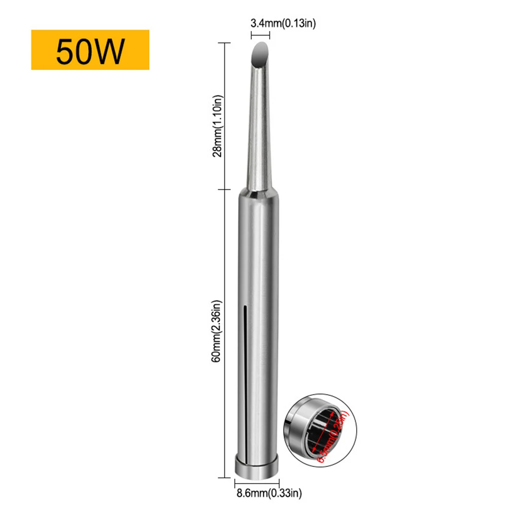 20W 35W 50W Copper Soldering Iron Tips Internal Heated Solder Head Lead-Electric Welding Tip Replacement