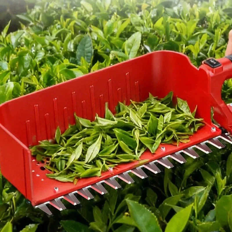 Rechargeable Electric Tea Harvester Portable Lithium‑Battery Tea‑Picking Collecting Apparatus Hand‑Held Tea‑Leaf Cutter