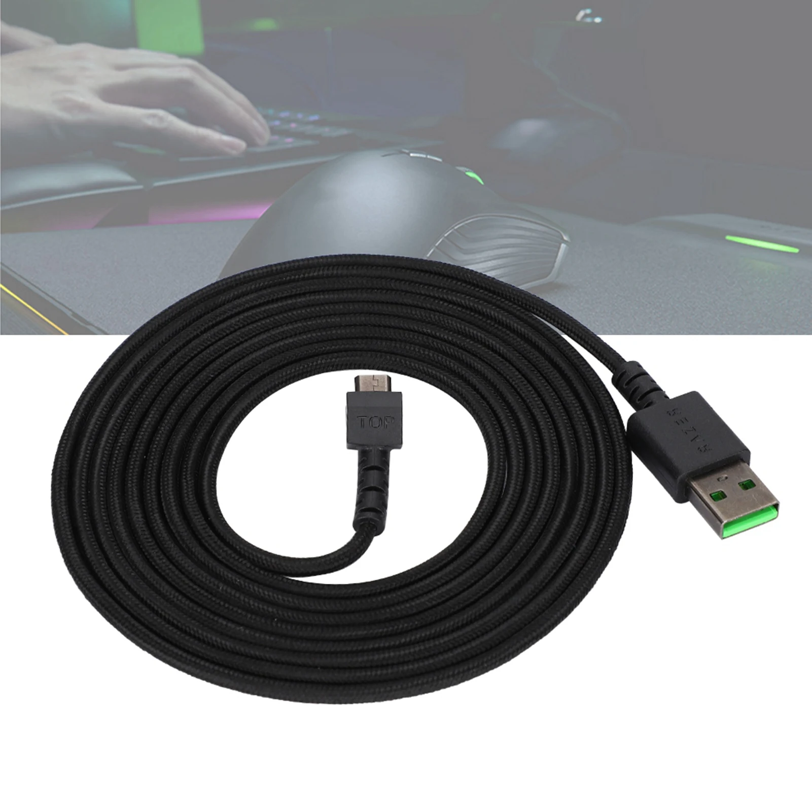 

For Razer / Super Mamba Mouse Line Pure Copper Gaming Mouse USB Cable Mouse Line for Razer Gaming Mouse Cable Mouse Cable