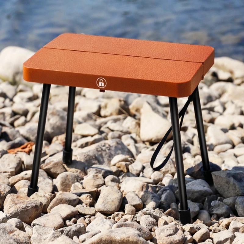 Compact Outdoor Folding Stool Light Weight Little Chair Portable Camping Stool Foot Rest Comfortable Stool Easy to Carry 24BD