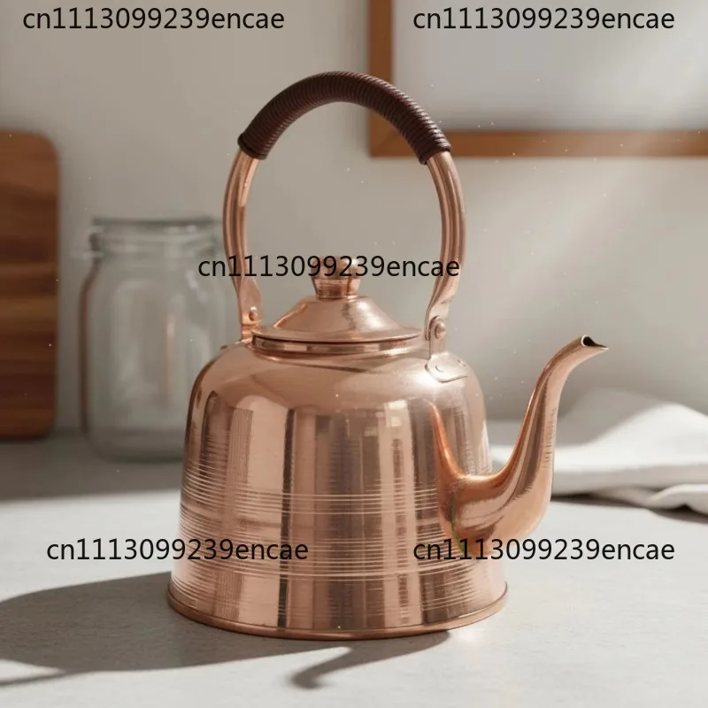 Kettle pure copper pure copper copper teapot hand boiled water plus soup pot brass large thickened