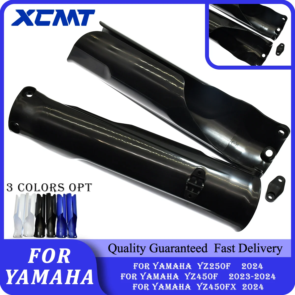 

Motocross For YAMAHA YZ250F YZ450F YZ450FX YZ 250F 450F 450FX 2023 2024 Dirt Pit Bike Fork Cover Shock Absorber Guard Protector