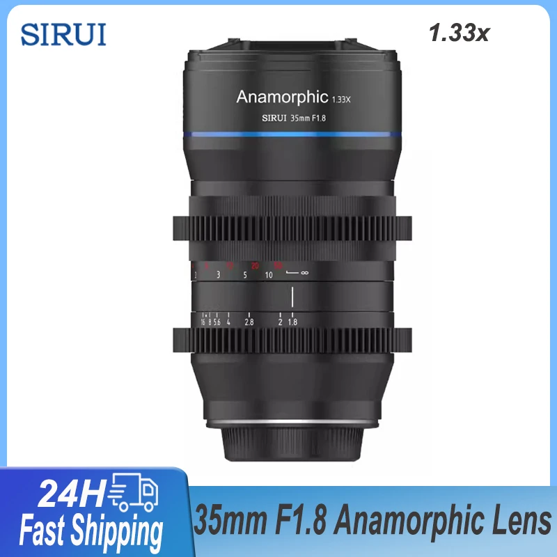 

SIRUI 35mm F1.8 1.33x M4/3 Anamorphic Lens APS-C Camera Lens For Sony E Nikon Z Canon FR EF-M M4/3 Mount Cameras