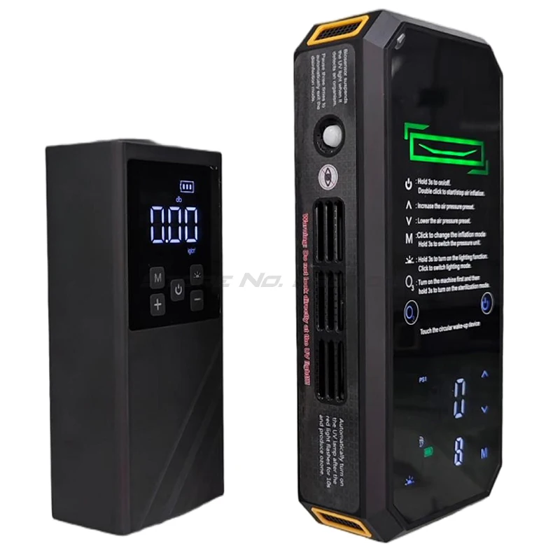 

5-in-1 Tire Inflator Pump Air Compressor for Motorcycle Maintenance Ultra-fast 8000mah/6000/4500mah Battery Inflation Car Ar