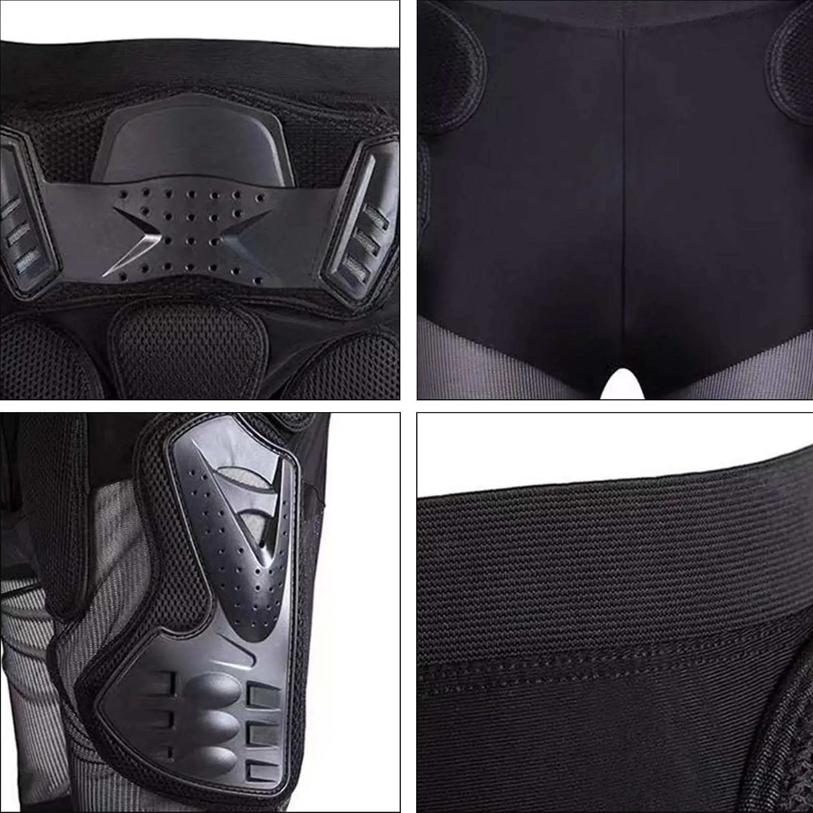 Protective Padded Shorts Cycling Short Pants Soft for Men Women 3D Protection for Hip, Butt and Tailbone for ATV Skiing