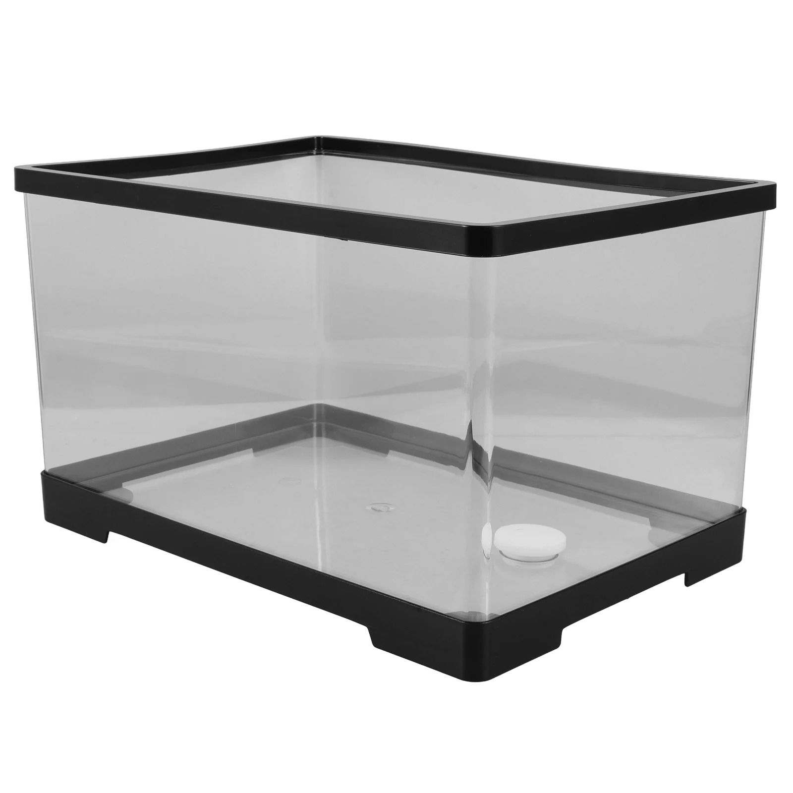 

Mini Clear Fish Desktop Betta Aquarium Transparent Turtle Tank For Home Decor Household Multi-Function Aquarium Tank