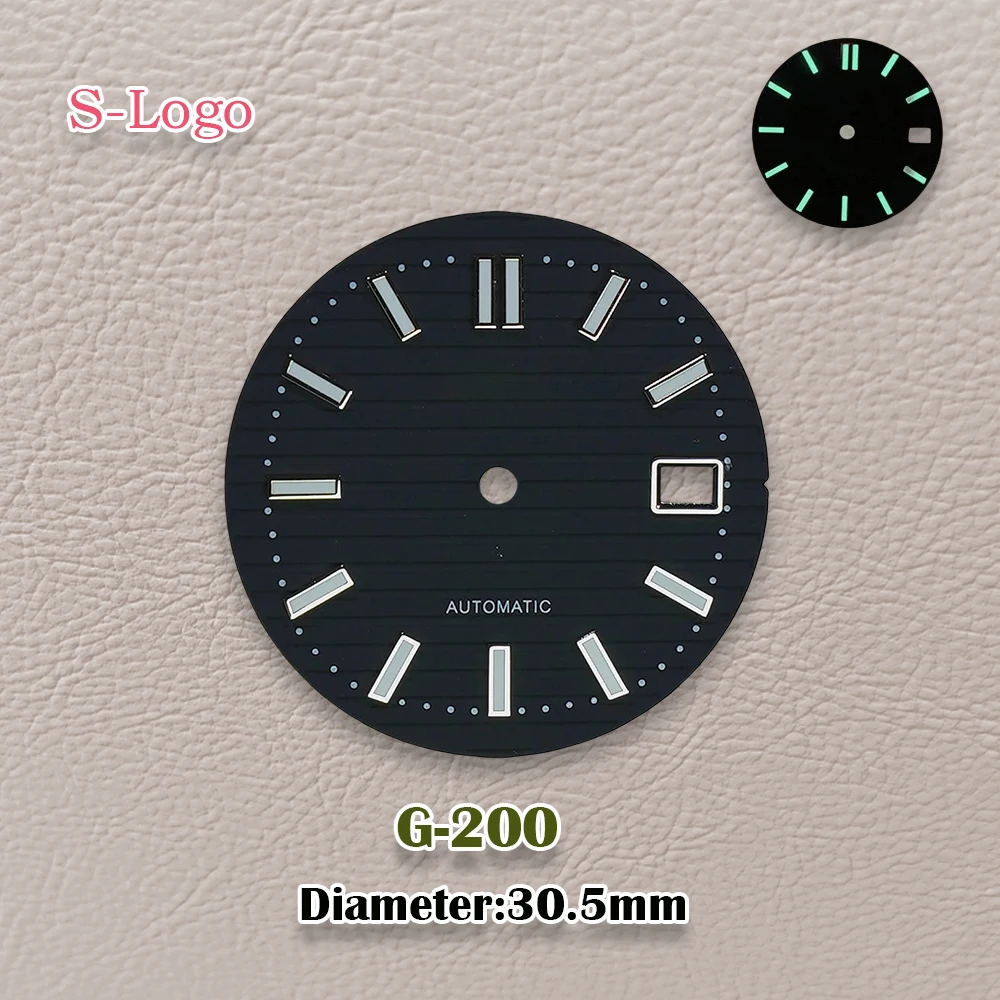 Quadrante con logo S da 30,5 mm Quadrante Nautilus NH35 orologio subacqueo meccanico automatico Adatto per quadrante con movimento NH36 Strumenti di riparazione