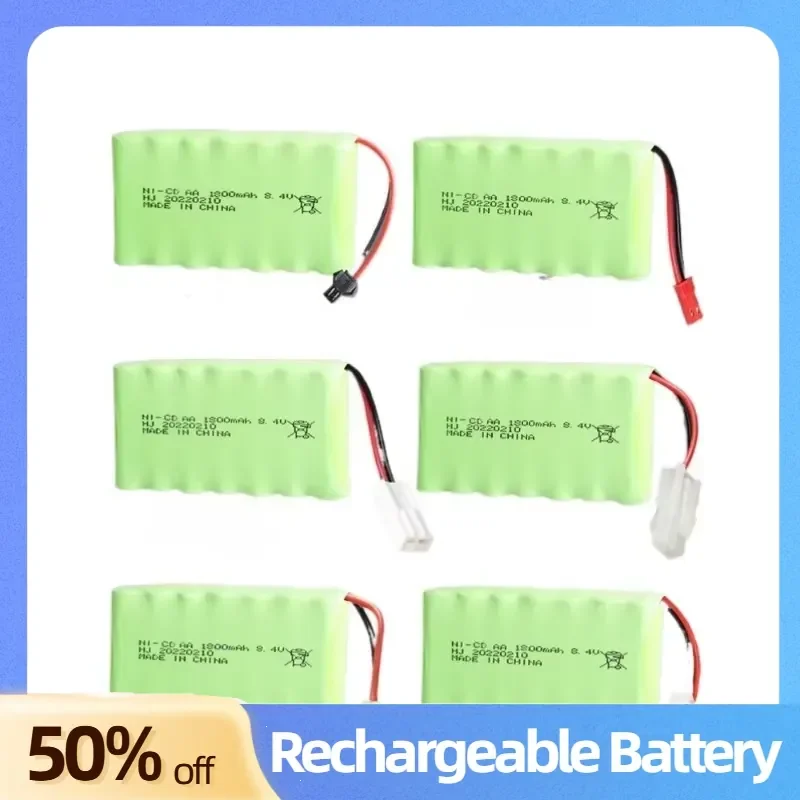 8.4V 1800mAh NI-CD Batteries for Electric Toy Remote Control Car Large Capacity Rechargeable Batteries High Quality