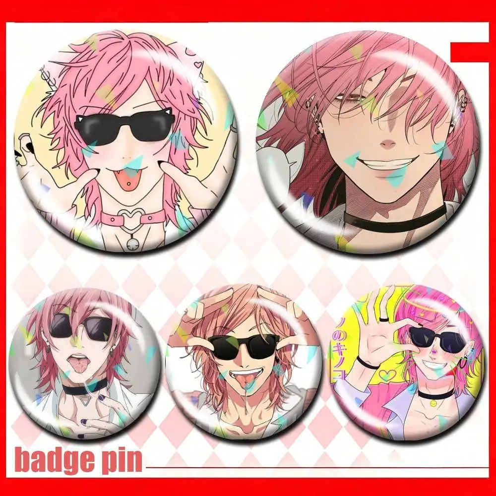 Yuri Ayato BL Anime YBC 25 32 44 58 75mm Badges Personalized Round Brooches Pins Accessory Customizable