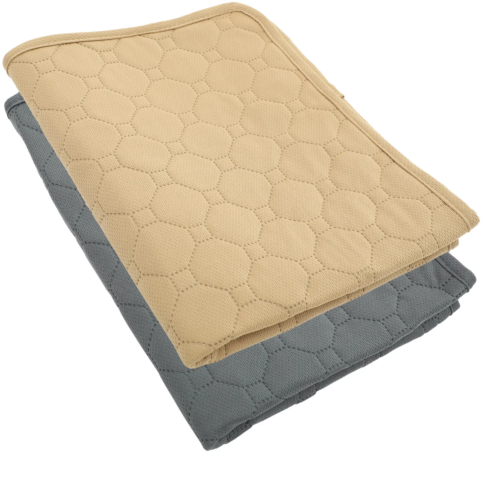

2 Pcs Pet Pee Mat Reusable Pad Puppy Pads Dog Mats Absorb Water Practical Cloth