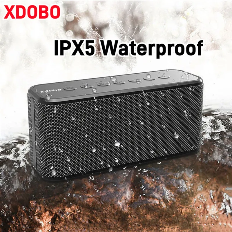 

XDOBO X8 Plus Bluetooth Speaker 80W Portable TWS Wireless Subwoofer 10400mAh Power Bank Function USB/TF/AUX Music Play Camping