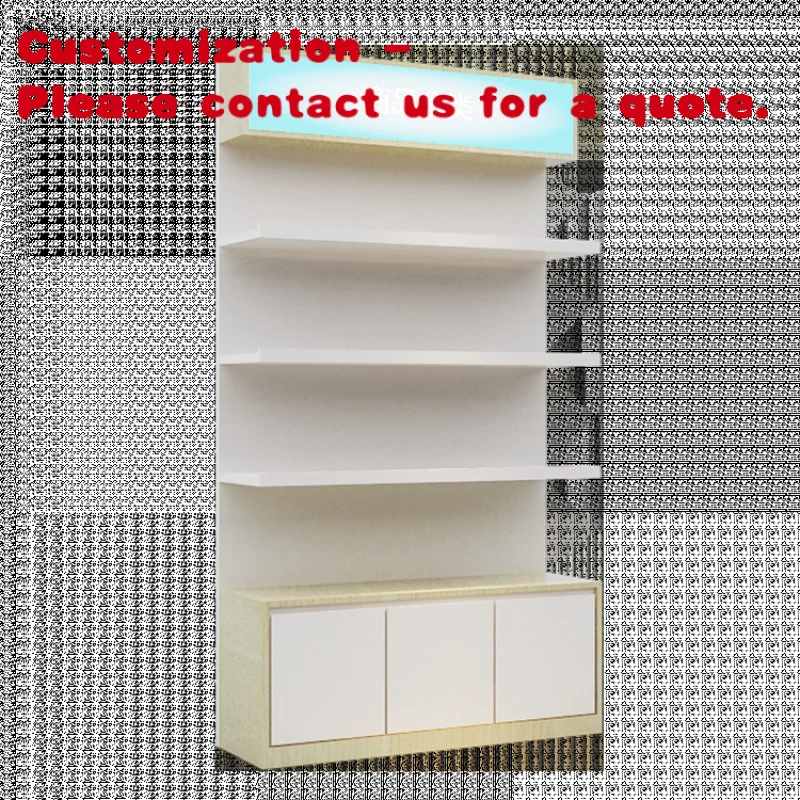 

custom.Retail Cosmetic Display Shelf Metal Wood Display Racks Cosmetics Beauty Supply Store Shelf Makeup Stand Showcase Display