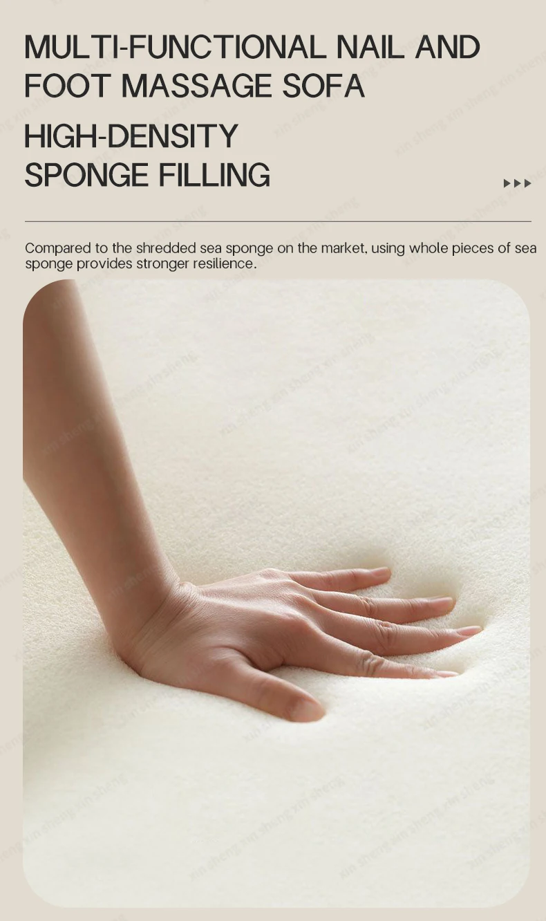 Nagelstudio-Fußmassage-Sofa, Automatischer Rückenmassagestuhl für Schönheitssalons und Friseursalons, SPA-Shop-Möbel Fabrik-Großhandel – Detail 9