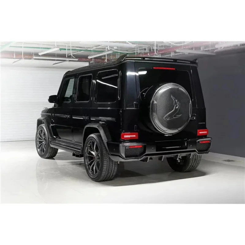 

Высококачественный, популярный чехол для запасного колеса из сухого карбона в стиле Topca для G-класса W464 G500 G63 (2018+)